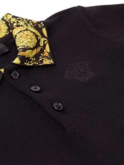 Versace Baby Boy's Barocco Piqué Polo Shirt For Kids -Versace Online Shop unnamed file 2310