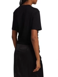 Versace Logo Cropped T-Shirt -Versace Online Shop unnamed file 2320