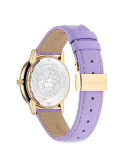 Versace V-Tribute Leather Strap Watch -Versace Online Shop unnamed file 2328