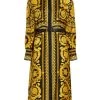 Versace Heritage Baroque Silk Shirtdress