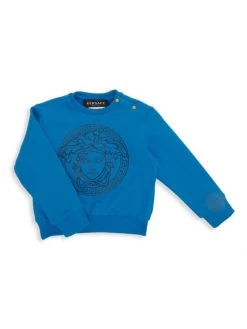 Versace Baby Boy's Felpa + St. Medusa Logo Sweatshirt For Kids