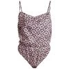 Versace Greca Print Silk Bodysuit