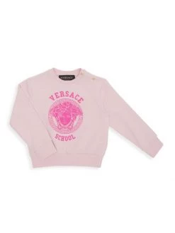 Versace Baby Girl's 2-Piece Felpa + St. Medusa Logo Tracksuit For Kids -Versace Online Shop unnamed file 2378