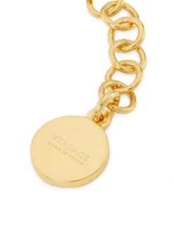 Versace Goldtone & Braided-Leather Charm Bracelet -Versace Online Shop unnamed file 2382