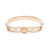 Versace Goldtone Metal Logo Bracelet For Men