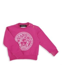 Versace Baby Girl's Felpa + St. Medusa Logo Sweatshirt For Kids