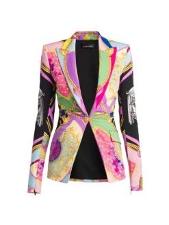 Versace Barocco Print Informal Jacket