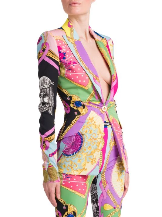 Versace Barocco Print Informal Jacket 4 Versace Barocco Print Informal Jacket - Image 4