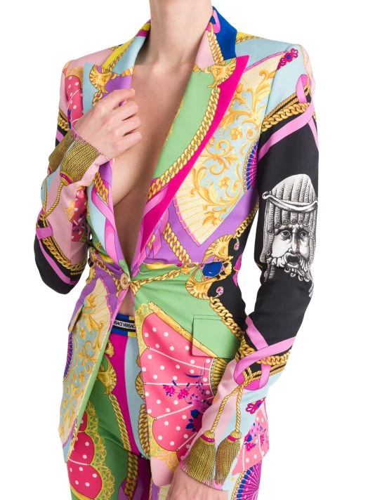 Versace Barocco Print Informal Jacket 6 Versace Barocco Print Informal Jacket - Image 6