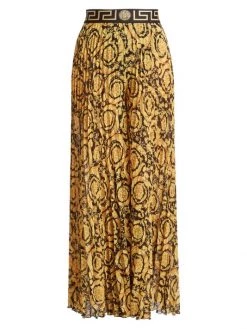 Versace Baroque Print Pleated Pants