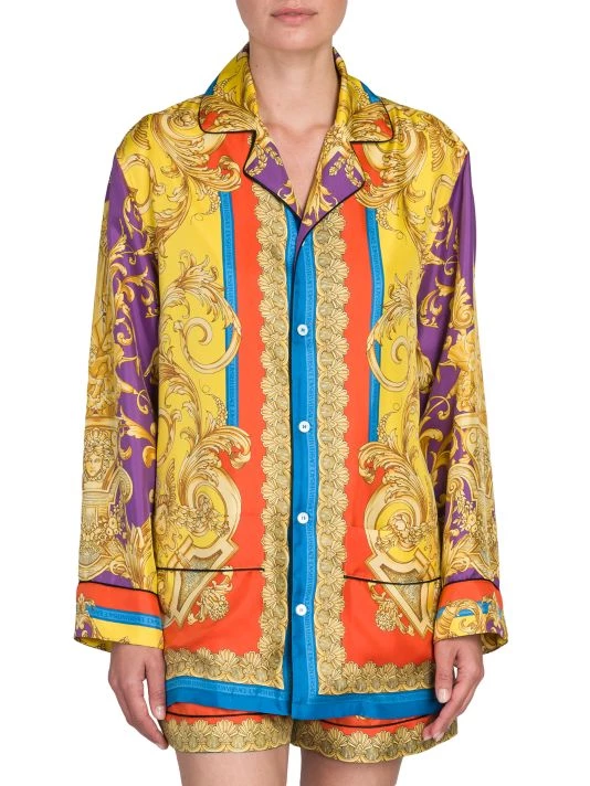 Versace Silk Pajama Shirt 2 Versace Silk Pajama Shirt - Image 2