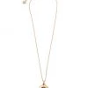 Versace Goldtone Metal Logo Pendant Necklace For Men