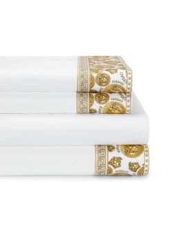 Versace Medusa Amplified Sheet Set Pink Gold