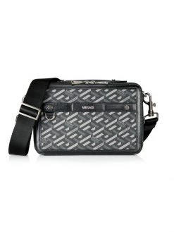 Versace Greca Monogram Crossbody Bag For Men