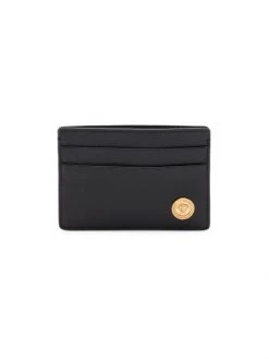 Versace Smooth Leather Cardholder For Men