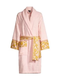 Versace Medusa Logo Plush Bathrobe