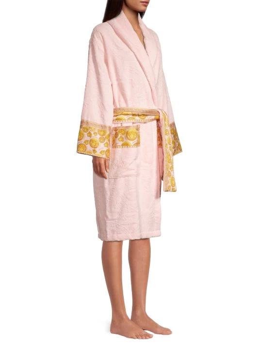 Versace Medusa Logo Plush Bathrobe 4 Versace Medusa Logo Plush Bathrobe - Image 4