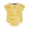Versace Baby's Baroque-Print Bodysuit For Kids
