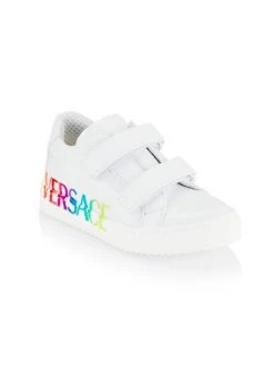 Versace Baby's & Little Kid's Logo Strap Sneakers For Kids