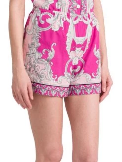 Versace Silver Baroque Silk Pajama Shorts 9 Versace Silver Baroque Silk Pajama Shorts -Versace Online Shop unnamed file 2595