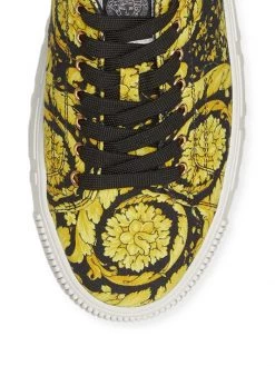 Versace Greca Barocco Print Low-Top Sneakers -Versace Online Shop unnamed file 2621