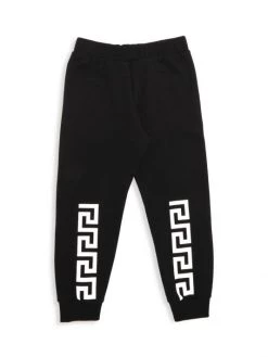 Versace Little Kid's & Kid's Felpa + St. Logo Greca Sweatpants For Kids