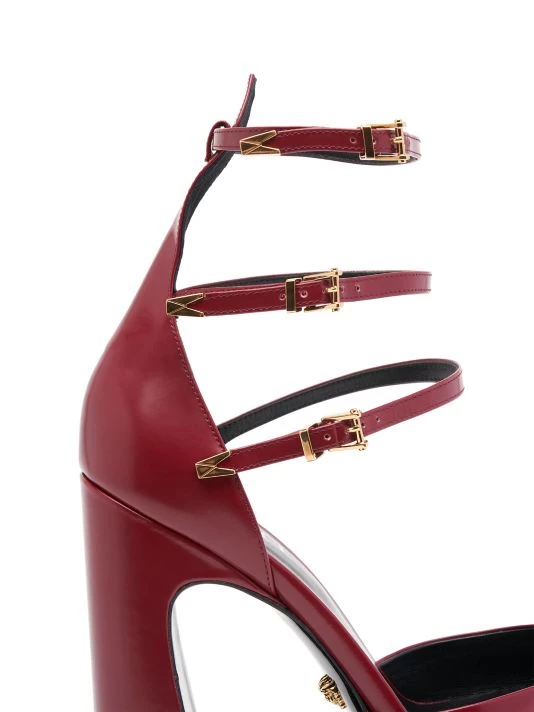 Versace Leather Platform Strappy Pumps 6 Versace Leather Platform Strappy Pumps - Image 6