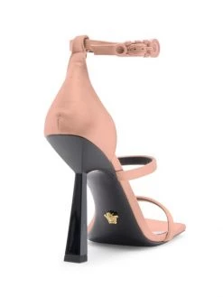 Versace 3 Strap Satin Sandals Orange -Versace Online Shop unnamed file 2703