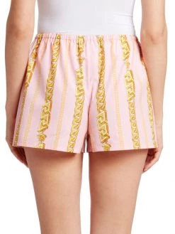 Versace Greca Chain Print Pajama Shorts -Versace Online Shop unnamed file 2757