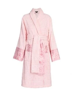 Versace Logo-Embossed Bathrobe