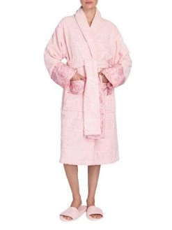 Versace Logo-Embossed Bathrobe -Versace Online Shop unnamed file 2761