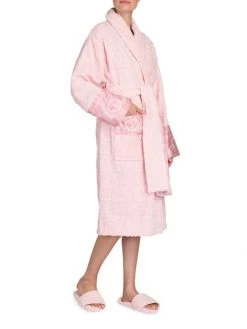 Versace Logo-Embossed Bathrobe -Versace Online Shop unnamed file 2762