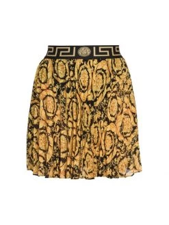Versace Pleated Cover-Up Skirt