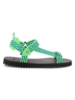 Versace Medusa Fabric Sandals For Men Neon Green -Versace Online Shop unnamed file 2792