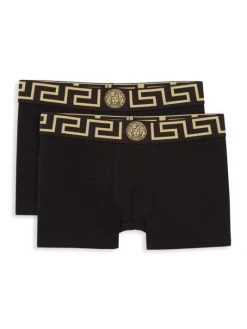 Versace Little Boy's & Boy's 2-Pack Parigamba Topeka Briefs For Kids