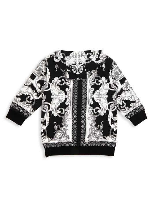 Versace Little Girl's & Girl's Baroque Sweatshirt Dress For Kids 2 Versace Little Girl's & Girl's Baroque Sweatshirt Dress For Kids - Image 2