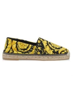 Versace Signature Print Espadrilles For Men