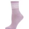 Versace Greek Logo Socks Orchid White