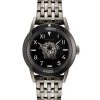 Versace Palazzo Gunmetal Stainless Steel Greca Bracelet Watch For Men