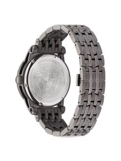 Versace Palazzo Gunmetal Stainless Steel Greca Bracelet Watch For Men -Versace Online Shop unnamed file 2876