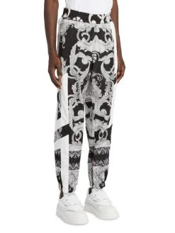 Versace Silver Baroque And Black Technical Pants For Men 9 Versace Silver Baroque And Black Technical Pants For Men -Versace Online Shop unnamed file 2880