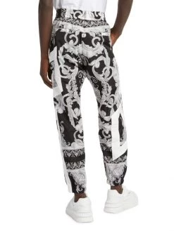 Versace Silver Baroque And Black Technical Pants For Men 10 Versace Silver Baroque And Black Technical Pants For Men -Versace Online Shop unnamed file 2881