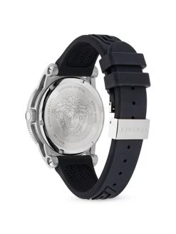 Versace Palazzo Silvertone Greca Silicone Watch -Versace Online Shop unnamed file 2916