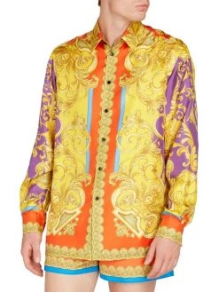 Versace Informal Heritage Shirt For Men -Versace Online Shop unnamed file 2937