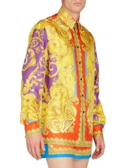 Versace Informal Heritage Shirt For Men -Versace Online Shop unnamed file 2938