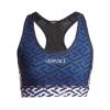Versace Greca Print Logo Sports Bra