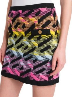Versace Ombré La Greca Pattern Miniskirt -Versace Online Shop unnamed file 2968