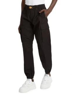 Versace Silver Baroque, Fuchsia And Tawny Informal Cotton Poplin Pants For Men 9 Versace Silver Baroque, Fuchsia And Tawny Informal Cotton Poplin Pants For Men -Versace Online Shop unnamed file 2972