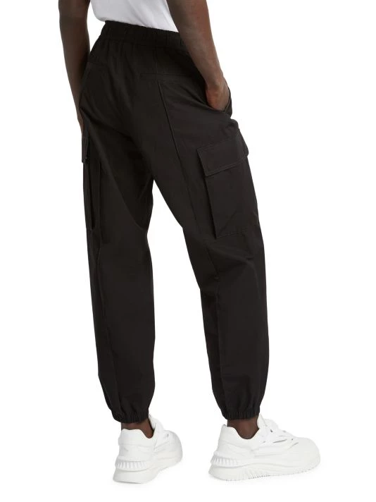 Versace Silver Baroque, Fuchsia And Tawny Informal Cotton Poplin Pants For Men 5 Versace Silver Baroque, Fuchsia And Tawny Informal Cotton Poplin Pants For Men - Image 5