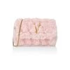 Versace Mini Virtus Faux Fur Shoulder Bag